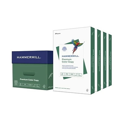 Discount 🤩 Color Printing Paper 🔨 Hammermill Premium Color Copy 11" X 17" Paper, 28 Lbs., 100 Bright, 500 Sheets/Ream, 2000 Sheets/Carton (102541) ⭐