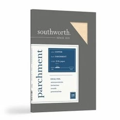 Outlet 👏 Classic Paper Southworth Parchments 8.5" X 11" Multipurpose Paper, 24 Lbs., 100 Brightness, 100/Box (P894CK/3/36) 💯