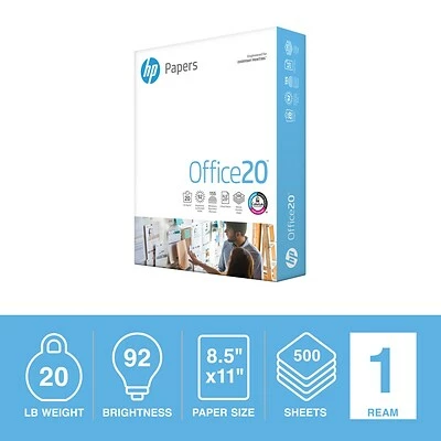 Buy 💯 HP Office™ Copy Paper HP Office20 8.5" X 11" Multipurpose Paper, 20 Lbs., 92 Brightness, 500/Ream (HPC8511) 🔥 - Image 2
