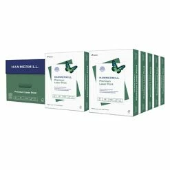 Buy 👏 Copy & Multipurpose Paper 🔨 Hammermill Premium Laser Print Multipurpose Paper, 8.5" X 11", 24 Lbs., Radiant White, 500 Sheets/Ream, 10 Reams/Carton (104604) 🔔