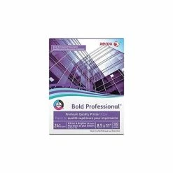 Outlet 🎉 Xerox® 24-lb. Premium White Laser Paper Xerox Bold Professional 8.5" X 11" Bond Paper, 24 Lbs., 98 Brightness, 500/Ream (3R13038) 🤩