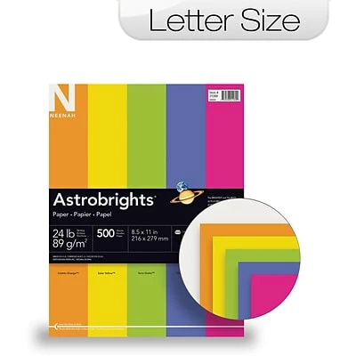 Best reviews of 😍 Colored Paper ASTROBRIGHTS Multipurpose Paper, 24 Lbs., 8.5" X 11", Assorted, 500/Ream (21289) 😉 - Image 5