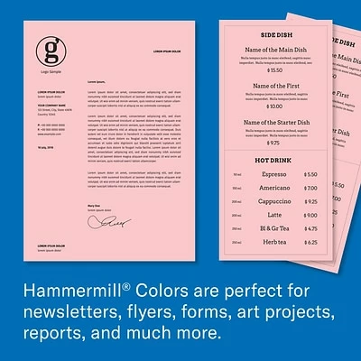 Cheap 👍 Colored Paper 🔨 Hammermill Colors Multipurpose Paper 3 Hole Punched, 20 Lbs., 8.5" X 11", Pink, 500/Ream (102962) 🥰 - Image 8