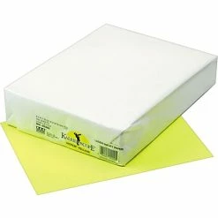 Cheapest 🥰 Pacon Kaleidoscope Multipurpose Colored Paper, Hyper Yellow, 8 1/2" X 11", LETTER-size, 500 Sheets/Rm 😉