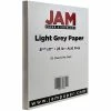 Best reviews of 🥰 JAM Paper Matte Colored Paper, 28 Lbs., 8.5" X 11", Light Gray, 50 Sheets/Pack (64432380) ⌛
