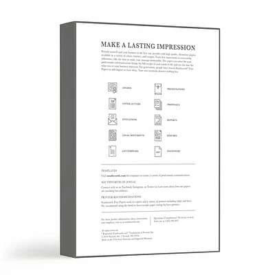 Cheapest ✨ Classic Paper Southworth 8.5" X 11" Business Paper, 32 Lbs., Linen, 250/Box (J558C) 🌟 - Image 2